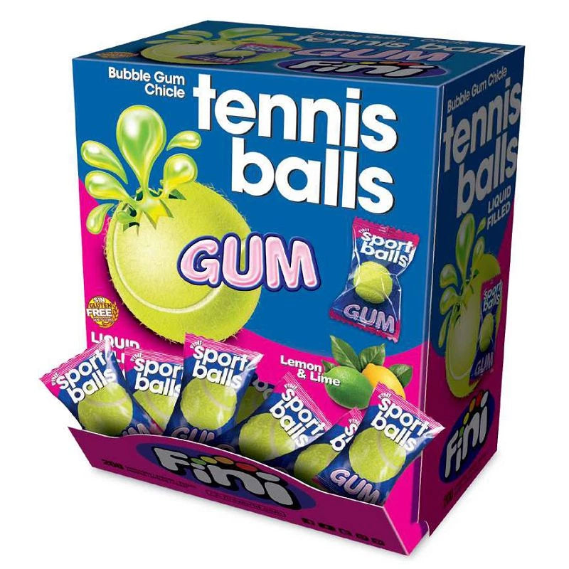 FINI Bubble gum Tennis Balls (pack 200)  - Veggie - B14