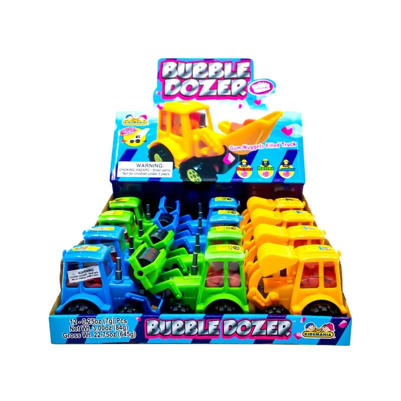 KIDSMANIA Dozer Gum Nuggets Filled Truck 7g (12 Pack) - Z57