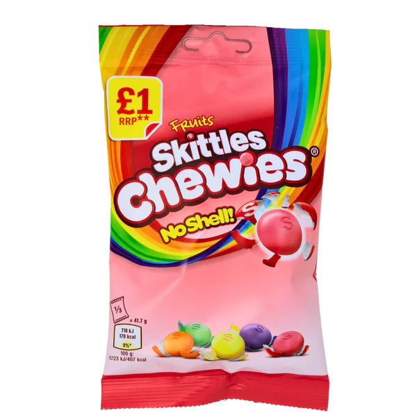 Skittles Chewies 125g (12 Pack) UK - D11