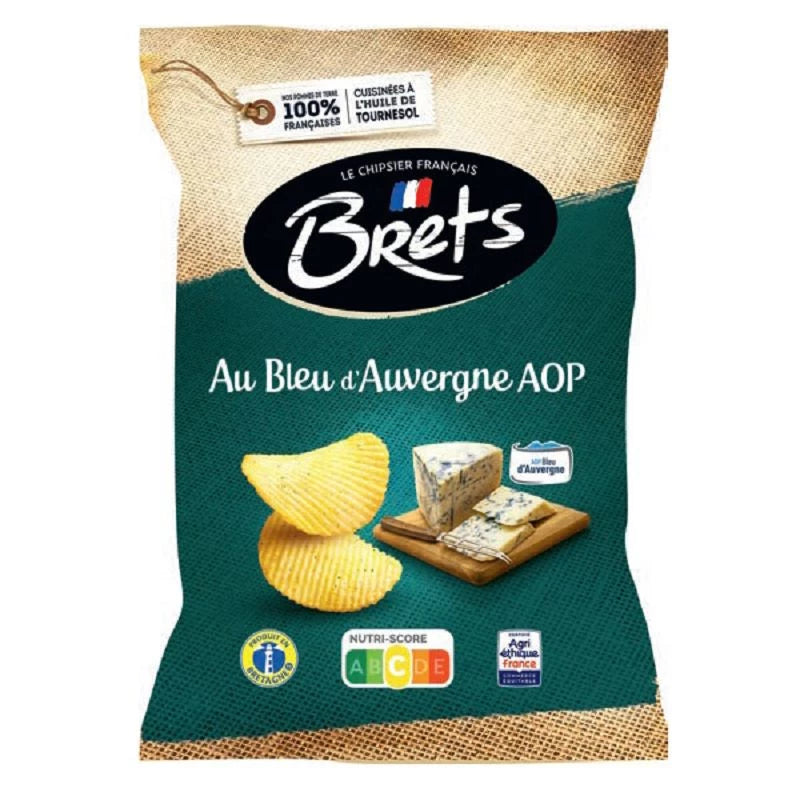 Bret's Chips Bleu Auvergne 125g (10 pack)