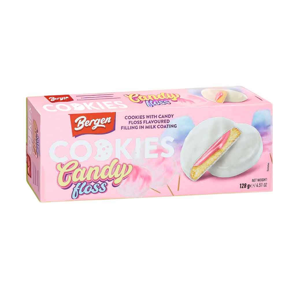 BERGEN Candy Floss Cookies 128g (18 pack) - L2
