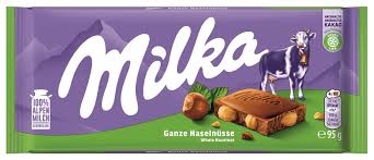 MILKA Whole Hazelnuts 95g (17 pack) C1