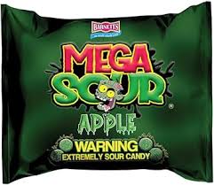 BARNETTS Mega Sour Apple 104g (12 Pack) - R36