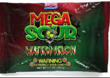 BARNETTS Mega Sour Watermelon 104g (12 Pack) - R36