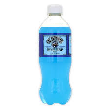 OLD TYME Blue Pop Soda 591ml (24 pack)