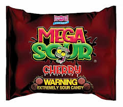 BARNETTS Mega Sour Cherry 104g (12 Pack) - R36