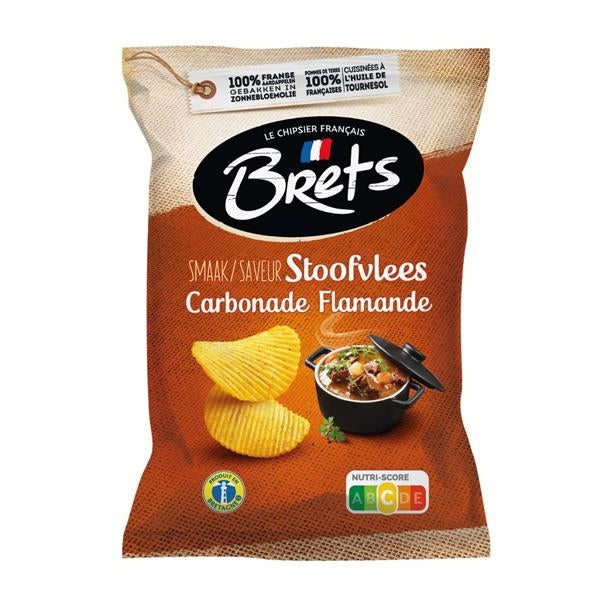 Bret's Chips Carbonade Flamande 125g  (10 pack)