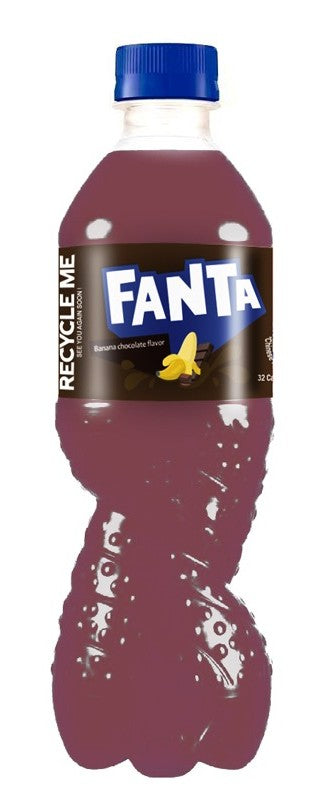 FANTA Banana Chocolate Flavor 500 ml (12 Pack)