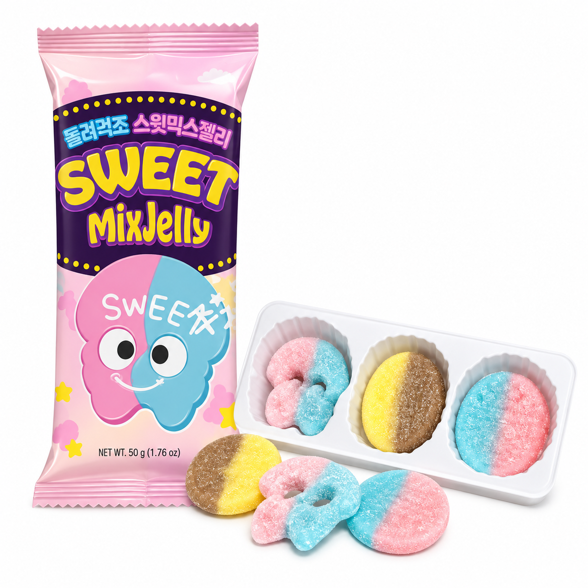 THE SWEET Sweet Mix Jelly 35g (16 Pack) -