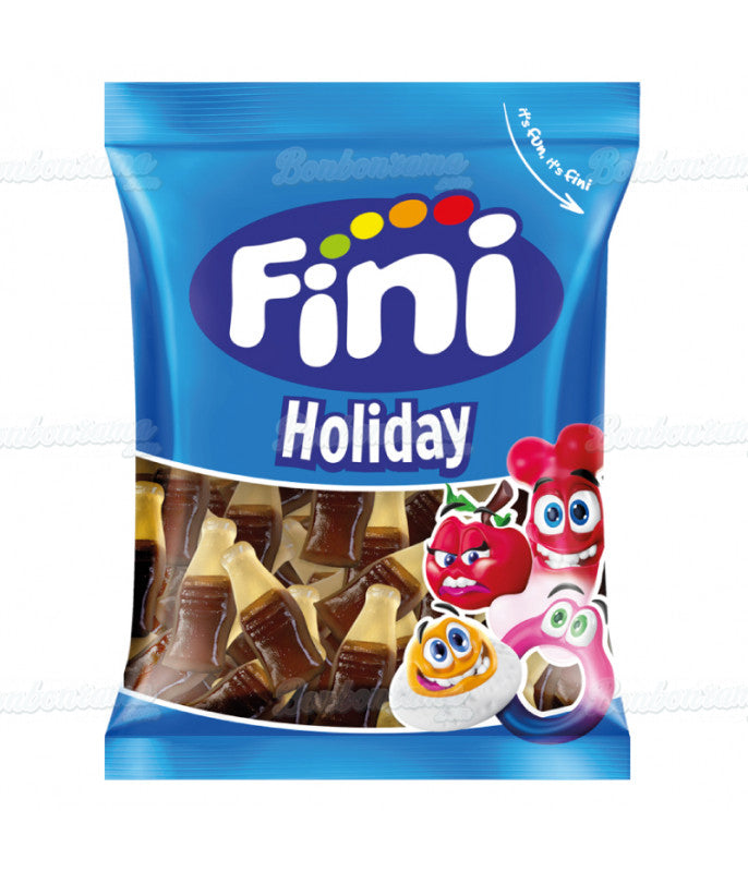 Fini Holiday Smooth Cola Bottles 90g (12 pack) - Halal  -