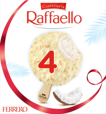 FROZEN - FERRERO Ice Cream Raffaello x4 188g (7 pack).