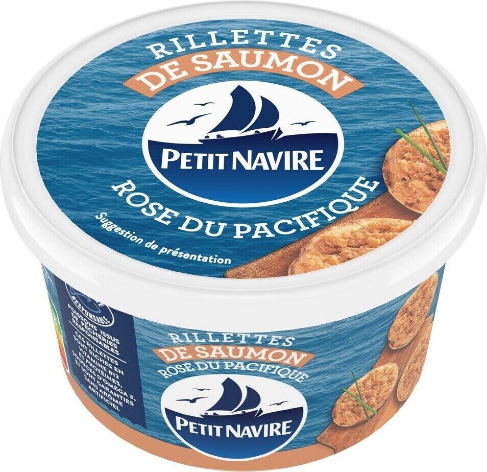 PETIT NAVIRE Rillettes de Saumon 125g (12 pack) -