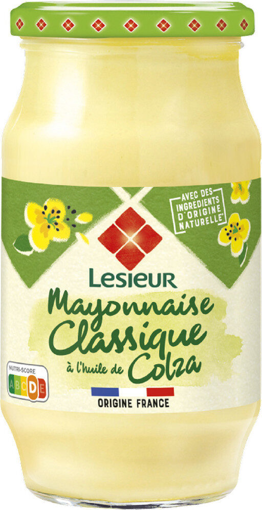 LESIEUR Mayonnaise Colza 475g (12 Pack)