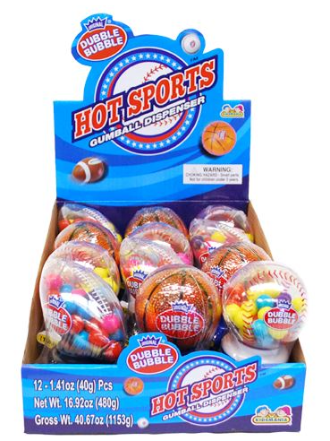 Dubble Bubble Hot Sports 1.41oz (40g) (12 pack) - R94