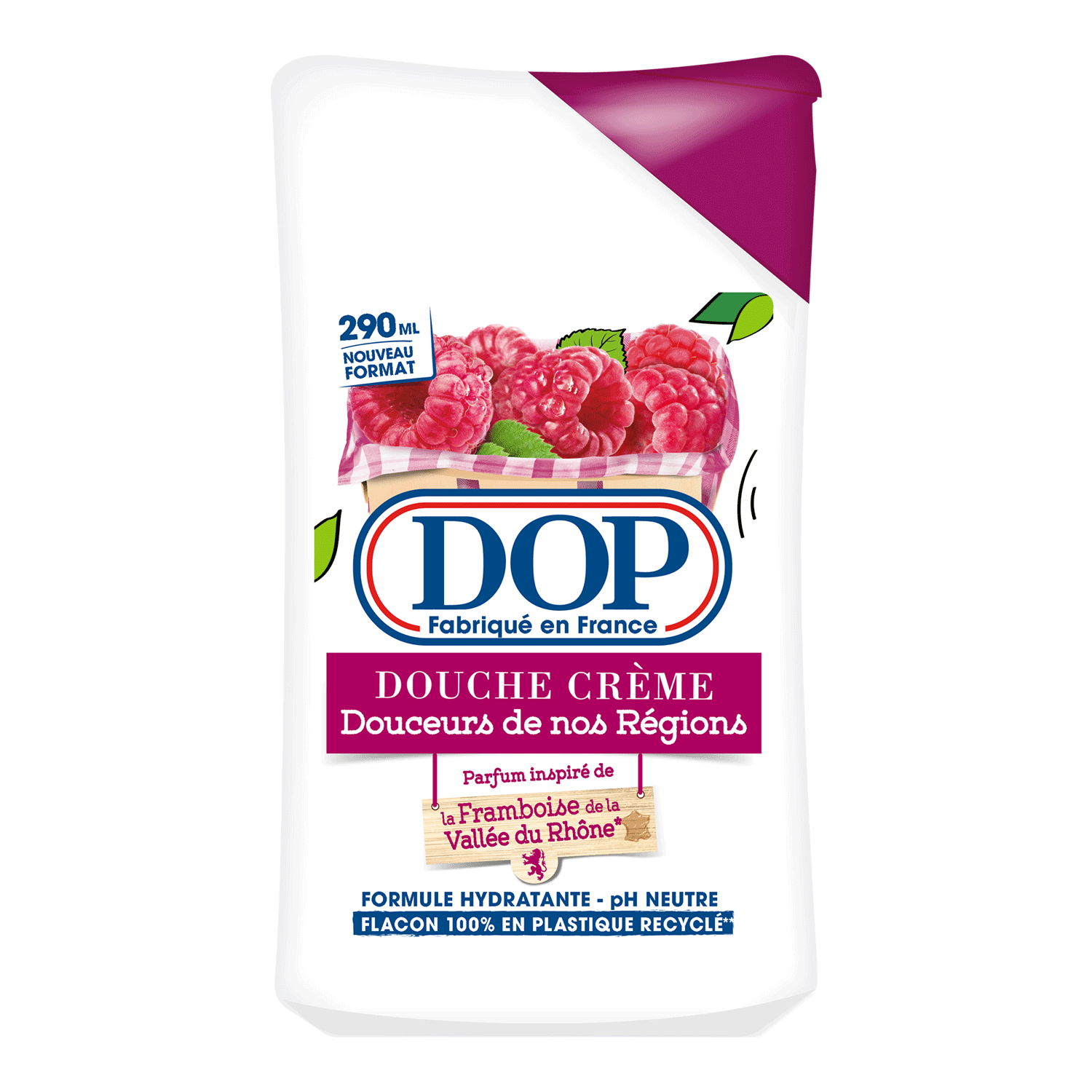 Dop Gel Douche à la Framboise 290ml  (12 pack) - ASOL