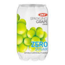 OKF Sparkling Zero Sugar Grape 350Ml (24 Pack)