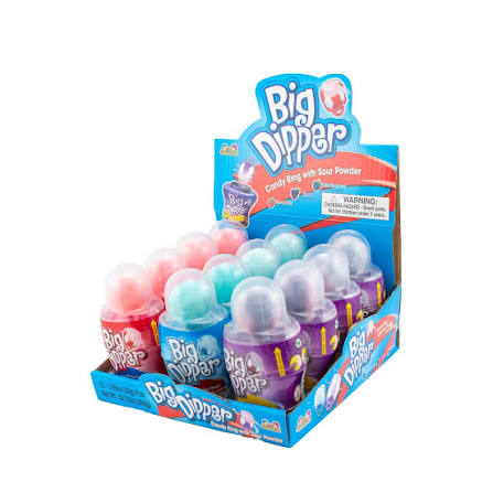 KIDSMANIA Big Dipper Candy Ring with Sour Powder 30g (12 Pack) - Z28