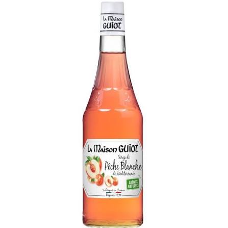 LA MAISON GUIOT Sirop Pêche Blanche 700ml (6 pack)
