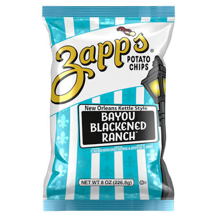 ZAPP'S Bayou Blackened Ranch Potato Chips 71g (10 Pack) -