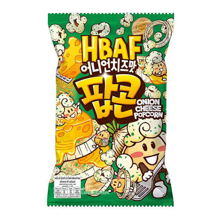 HBAF Onion Cheese Popcorn 80g (12 pack) -