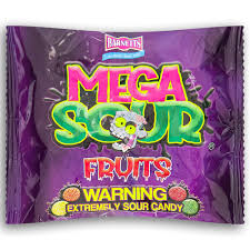 BARNETTS Mega Sour Fruits 104g (12 Pack) - R36