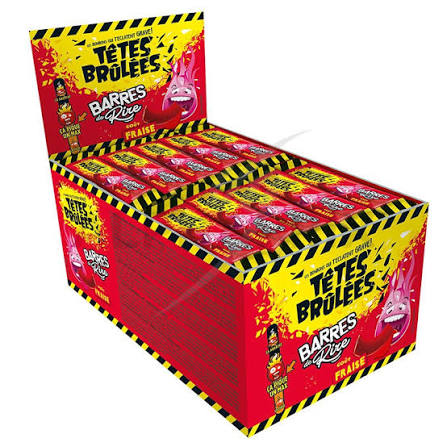 TΓTES BRΓLΓES Strawberry Fire bars 10g (150 pack) - L11