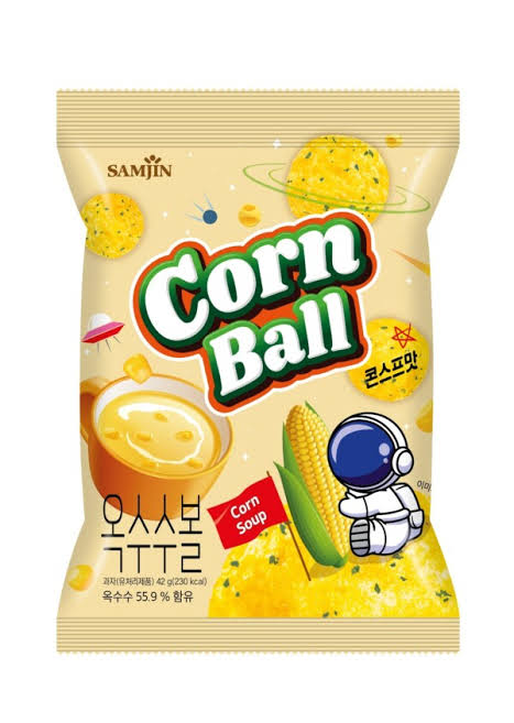 SAMJIN Corn Ball 42g (24 Pack) -