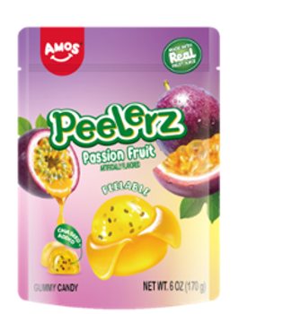 Amos Peelerz Passion Fruit 170g (12 pack) - L7 - L4