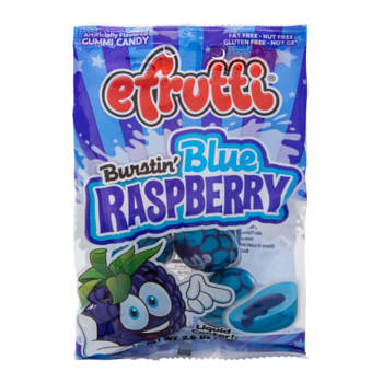 efrutti Burstin' Blue Raspberry 74g (12 pack) -