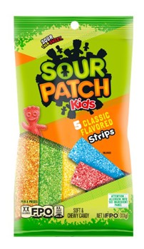 Sour Patch Kids Strips Assorted Soft Candy 99g (12 pack) -Z33