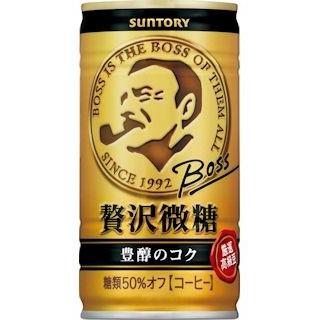 SUNTORY BOSS Less Sugar Rich Coffee 185ml Can (30 Pack) - B69