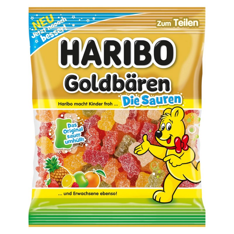 HARIBO Sour Gold Bears 175g (18 pack) - R59