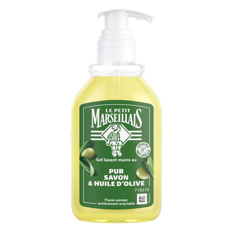 Le Petit Marseillais Gel Lavant mains au Pur Savon & Huile d’Olive 300ml (12 pack) - H43