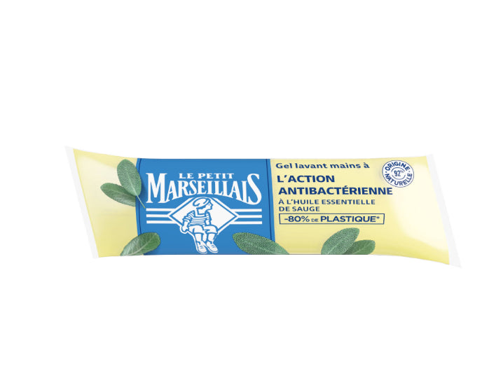 Le Petit Marseillais Gel Lavant Mains À L'Action Antibactérienne À L'Huile Essentielle De Sauge 250ml (24 pack)