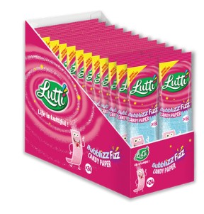 LUTTI Candy Paper Bubblizz 15g (24 pack)