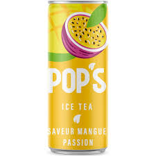 POP'S ICED TEA – Mango Passion Slim – 330ml (24 pack) - A1