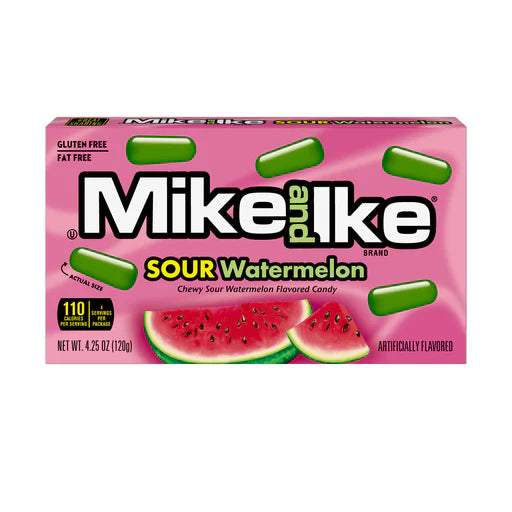 MIKE & IKE Sour Watermelon 120 g (12 Pack) -