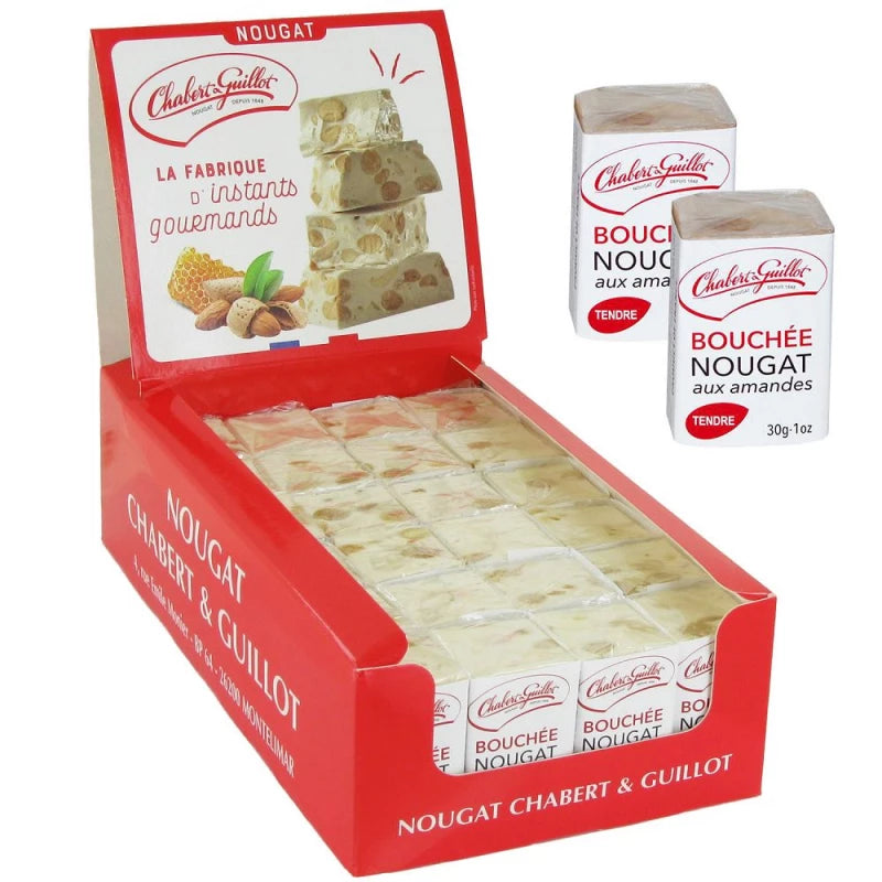 CHABERT & GUILLOT - Nougat de Montélimar Bouchées 30g (24 pack) Z-43