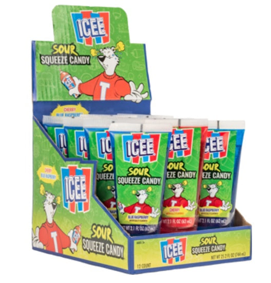 Koko's Squeeze Sour Candy Icee 60ml (12 Pack) - V58