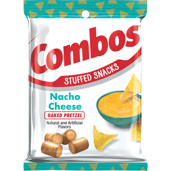 Combos Filled Snacks Nacho Cheese Pretzel 179g (12 Pack) -