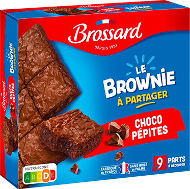 BROSSARD Brownie Pépites de chocolat 285g (12 pack) -