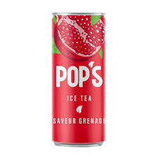 POP'S ICED TEA – Pomegranate Slim – 330ml (24 pack) - A1