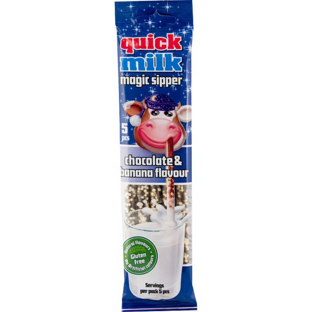 QUICK MILK Magic Sipper Chocolate & Banana 30g (20 pack)