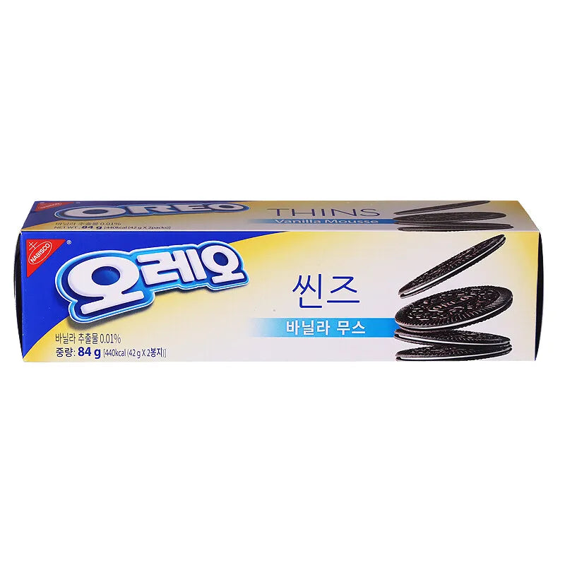 OREO Thins Withe Cream 84g - SOUTH KOREA  (24 units/box) -