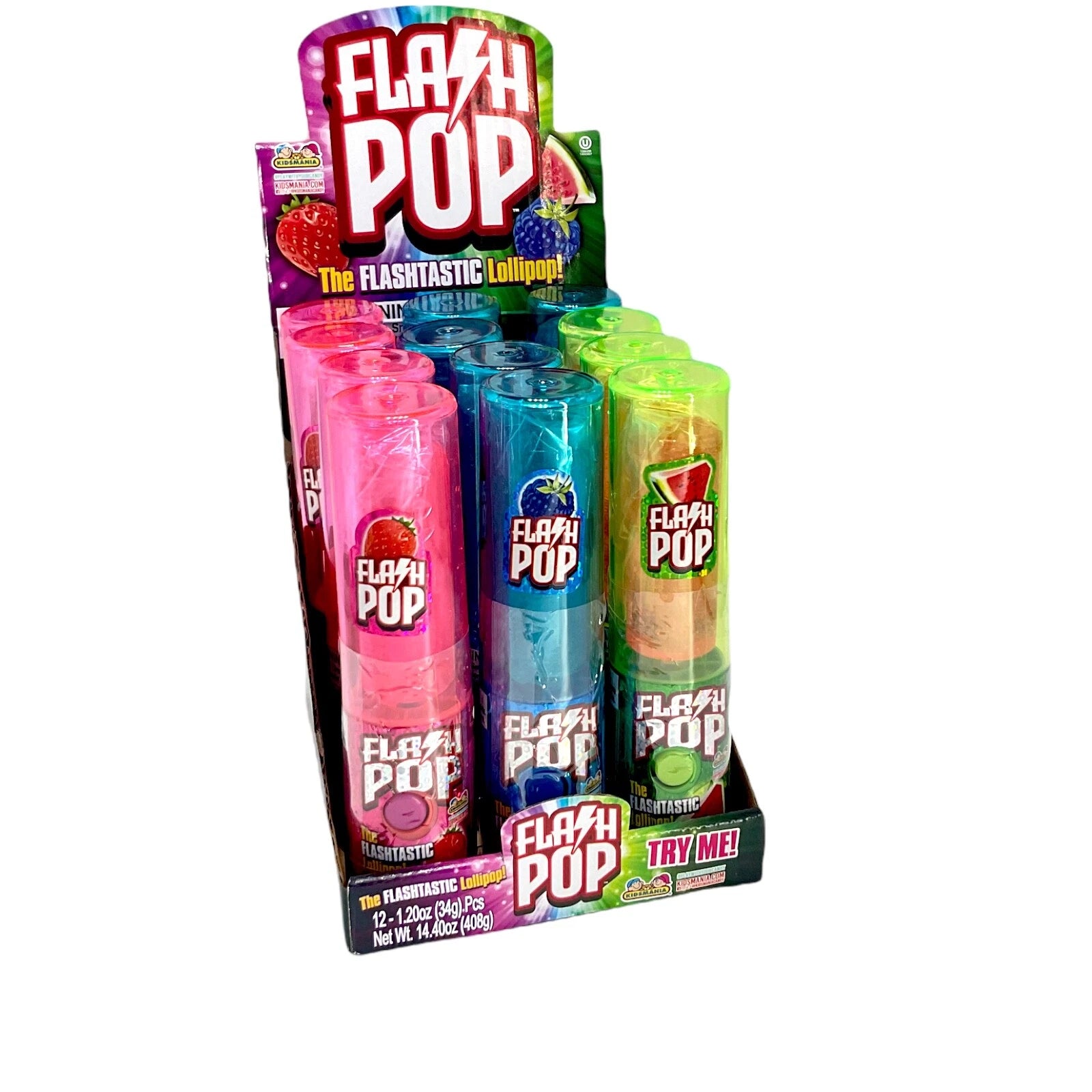 Kidsmania Flash Pop 34g (12 pack) - R32