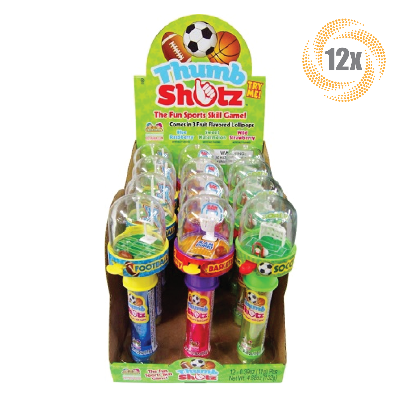Kidsmania Thumb Shotz 11g (12 pack) -Z58