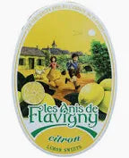 LES ANIS DE FLAVIGNY Boite Ovale Citron 50g (12 Pack)- R53