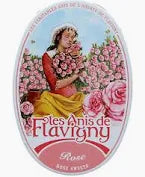 LES ANIS DE FLAVIGNY Boite Ovale Rose 50g (12 Pack) - R44