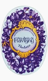 LES ANIS DE FLAVIGNY Boite Ovale Violette 50g (12 Pack) - R44