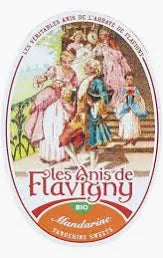 LES ANIS DE FLAVIGNY Boite Ovale Mandarine Biologique 50g (12 Pack) - R44